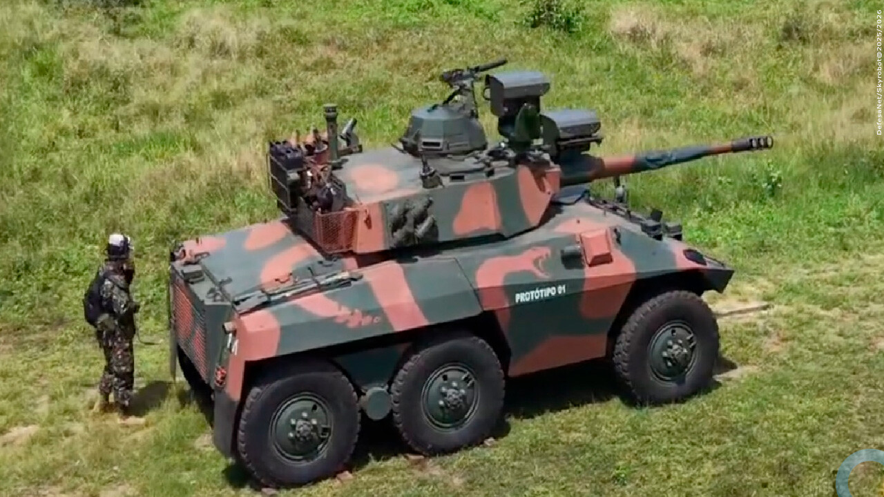 Exército testa viatura blindada Cascavel no programa de modernização