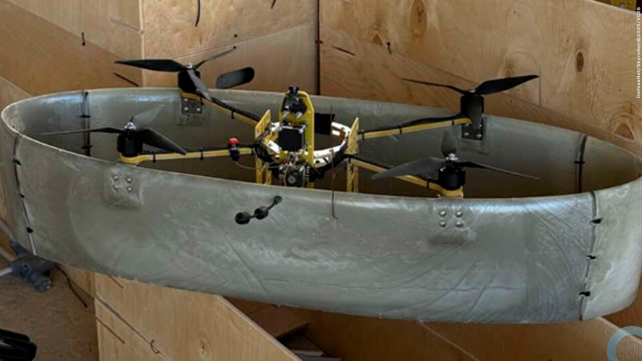 Drone russo de asa anular expõe novas experiências na guerra aérea não tripulada