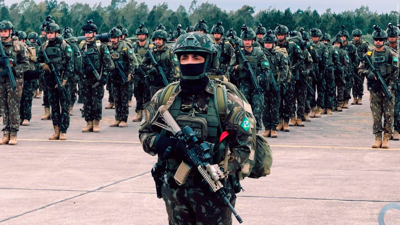 Exército Brasileiro e Exército Argentino mobilizam 2,8 mil militares e mais de 600 viaturas no Exercício Combinado Arandu 2026