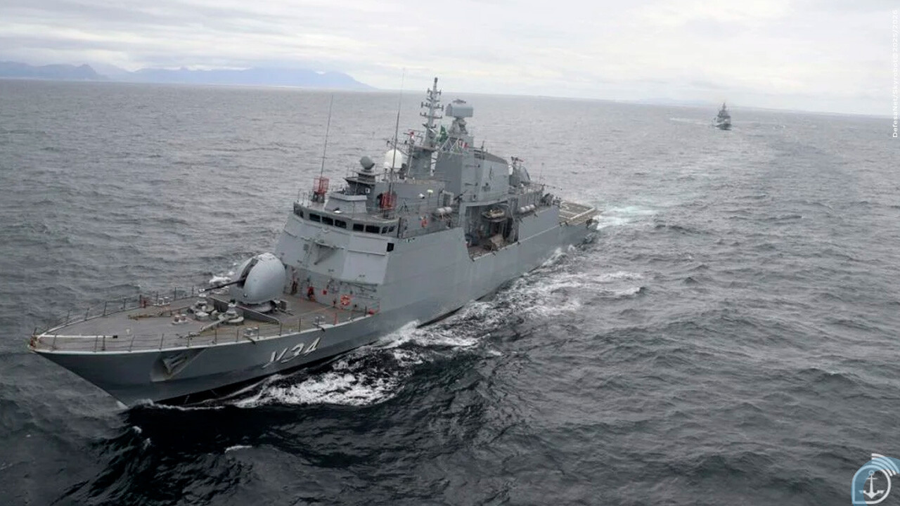 Corveta “Barroso” representa Brasil em exercício militar naval com Índia e África do Sul